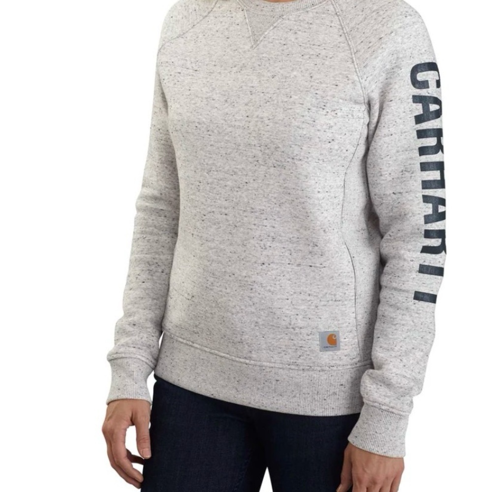 Women’s Carhartt Heather Gray Crewneck Sweater